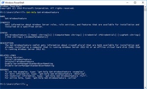 PowerShell Menemukan Fitur Dan Peran di Server Windows I